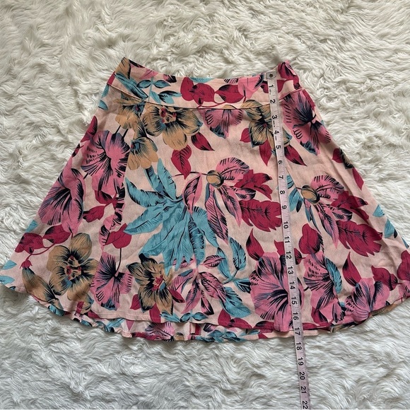 For Love And Lemons x Revolve Skirt in Floral Mini High Waist Multi XS NWT New - Picture 12 of 12